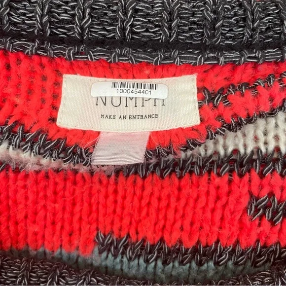 Anthropologie Nümph Gerda Mixed Knit Sweater Size Small - Picture 4 of 6